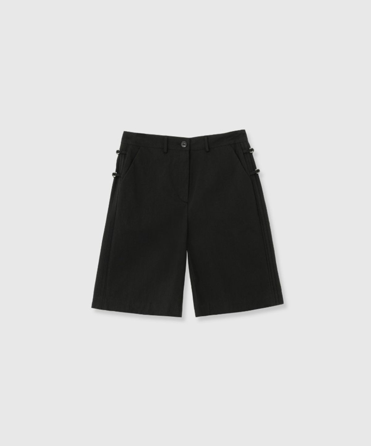 니히(NIEEH) Bijo bermuda shorts (Black)
