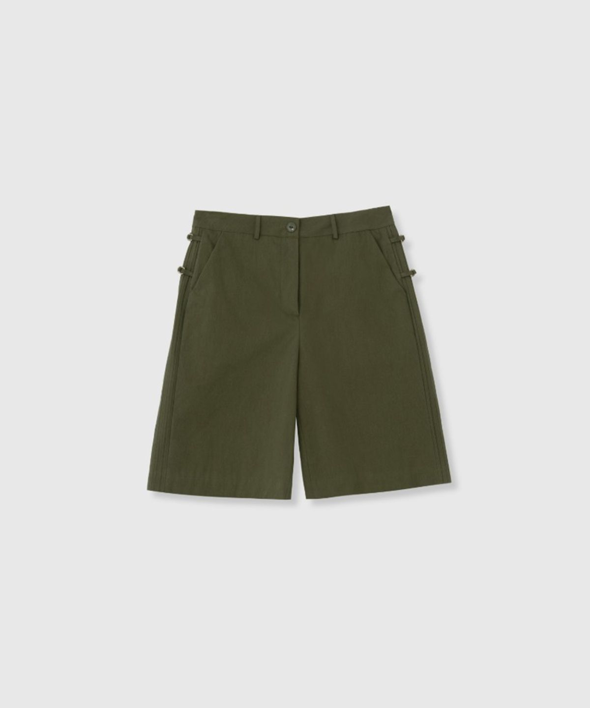 니히(NIEEH) Bijo bermuda shorts (Khaki)