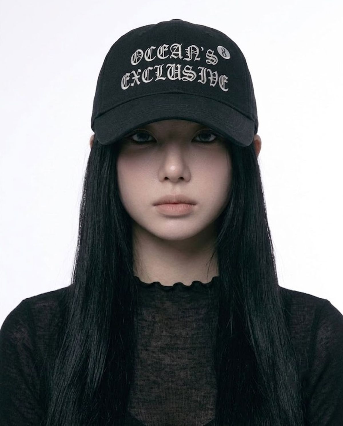 블랙리클루시브(BLACK RECLUSIVE) 어반리클루시브 레터링 볼캡 [BKF2UCW008]