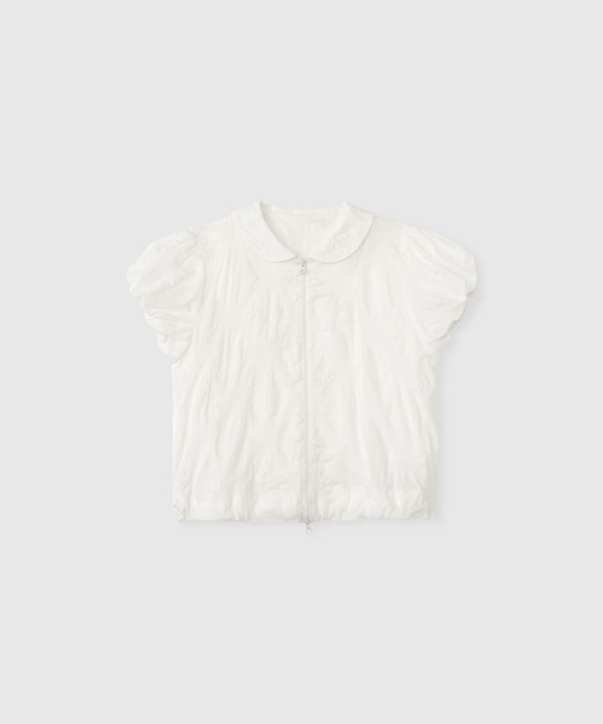 니히(NIEEH) Coco Zip blouse (White)