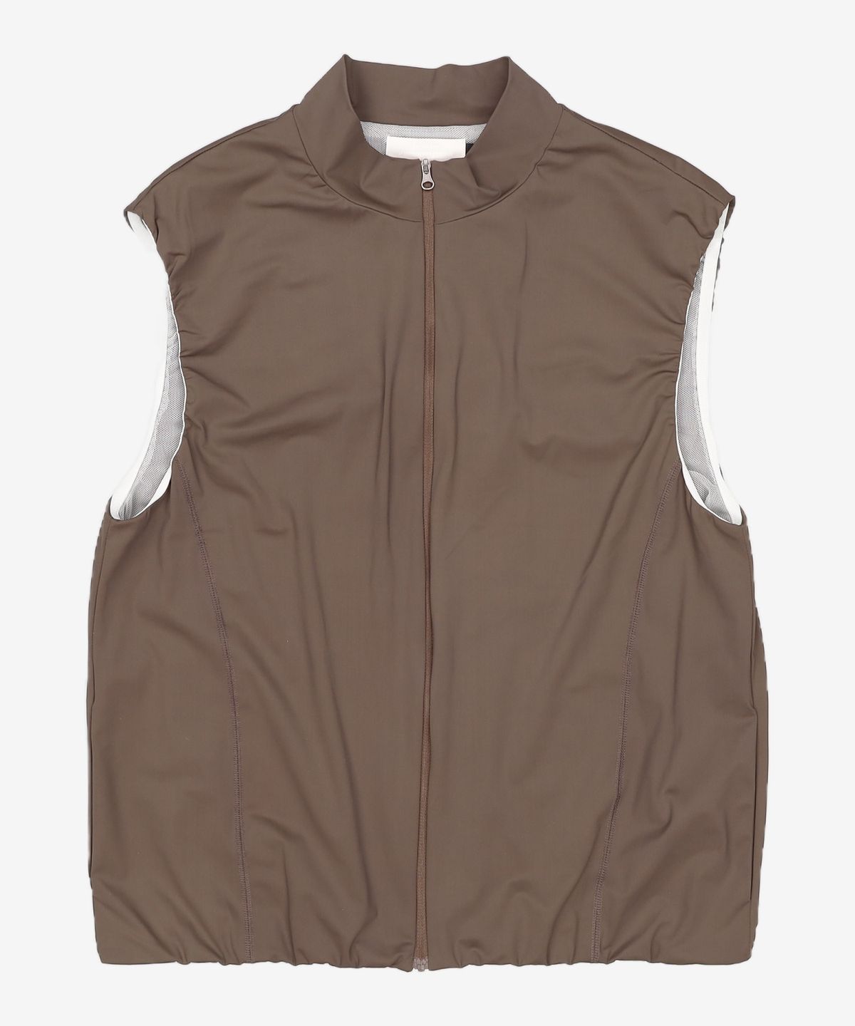 아모멘토(AMOMENTO) HIGH NECK ZIP-UP VEST (2COLORS) M