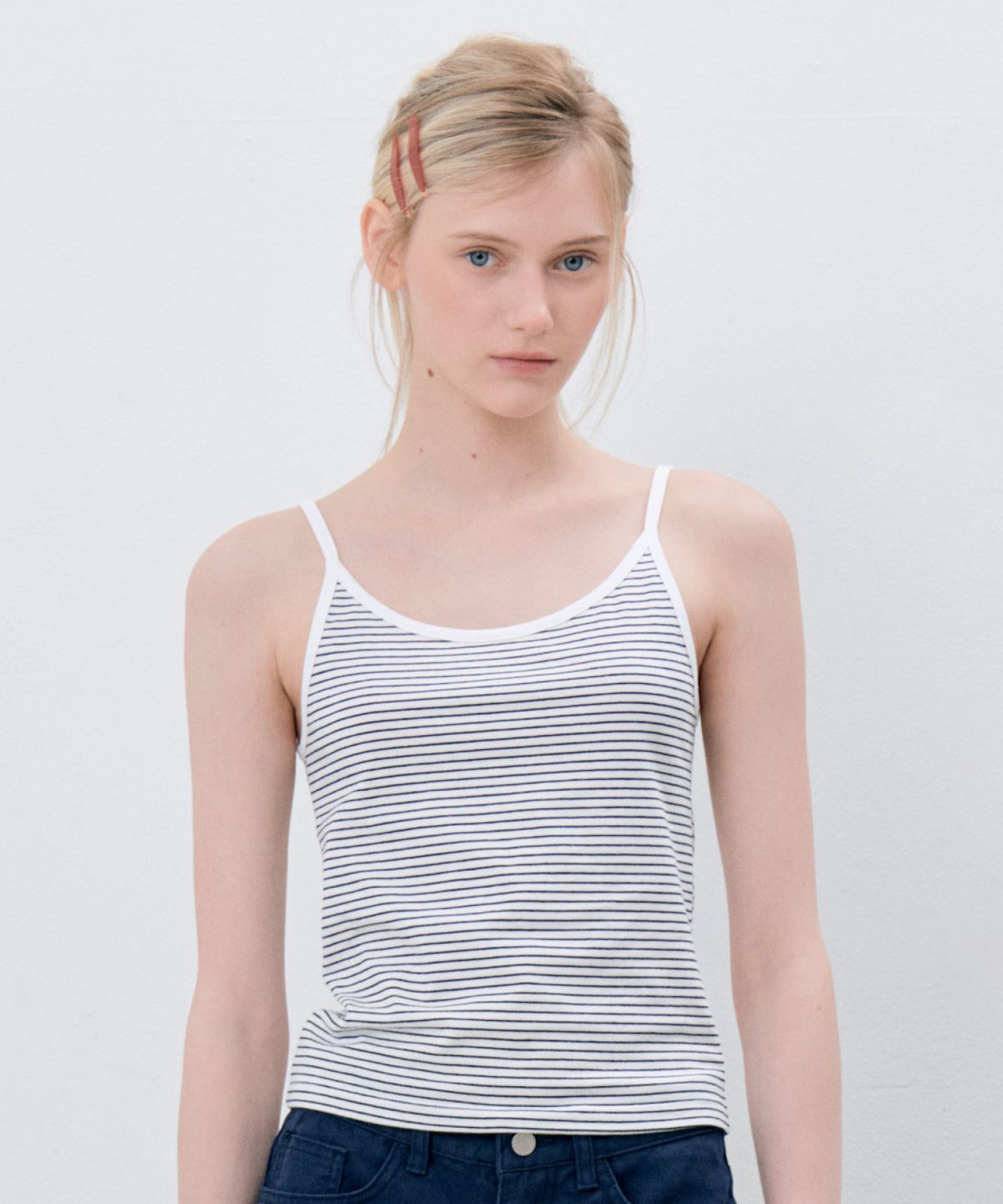 그라스플랜(GRASPLAN) Essential Round Sleeveless_Stripe