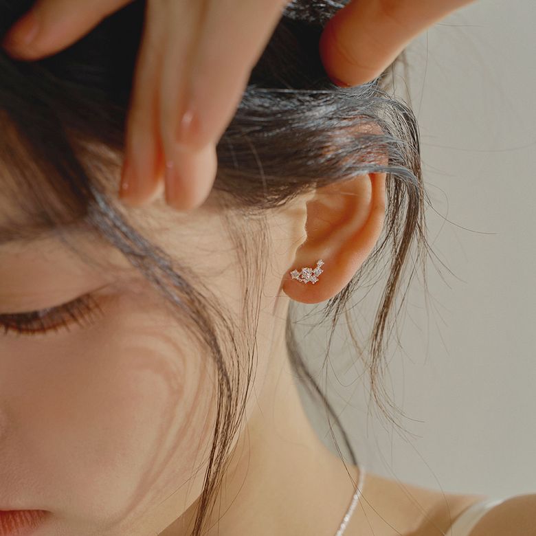 925실버 글림 샤드 귀걸이