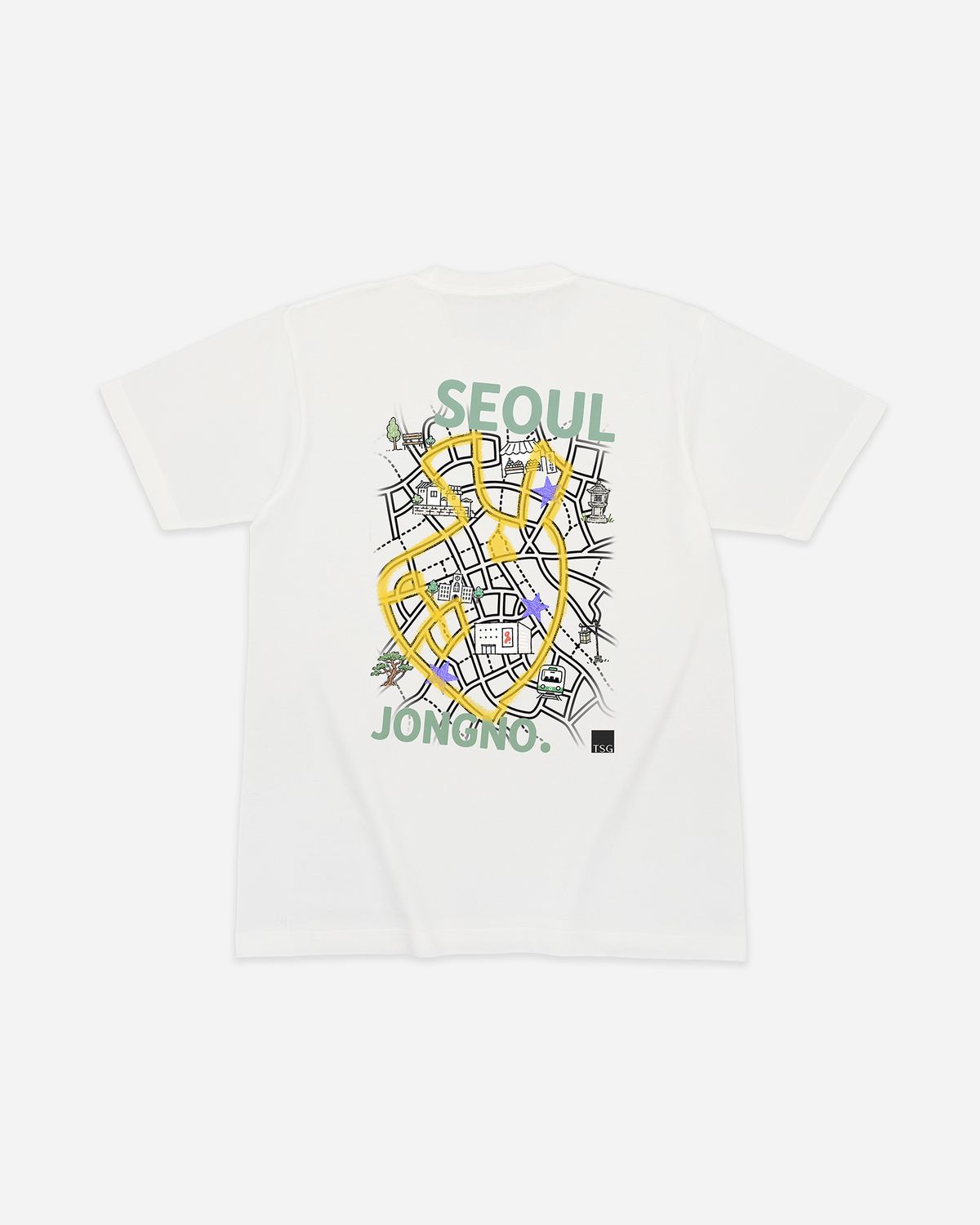 티셔츠 갤러리(TSHIRTS GALLERY) [17s FINE] RUNNING ROUTE - JONGNO