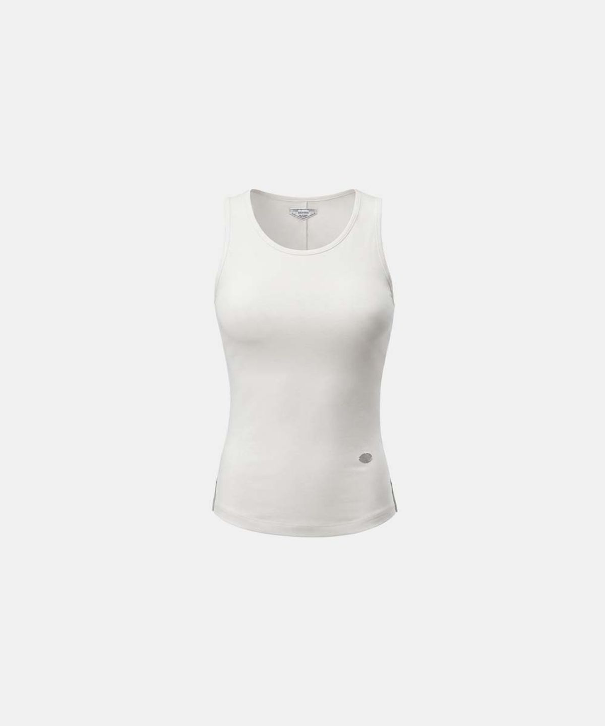 배드블러드(BADBLOOD) Silket Cotton Scoop Neck Tank - White