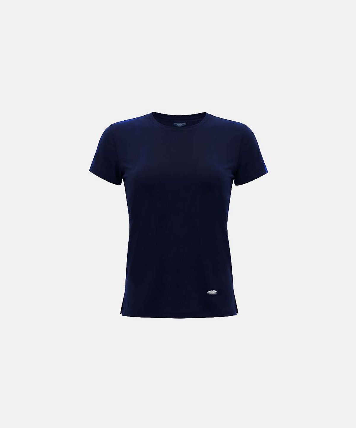 배드블러드(BADBLOOD) Silket Cotton Short Sleeve T-Shirt - Navy