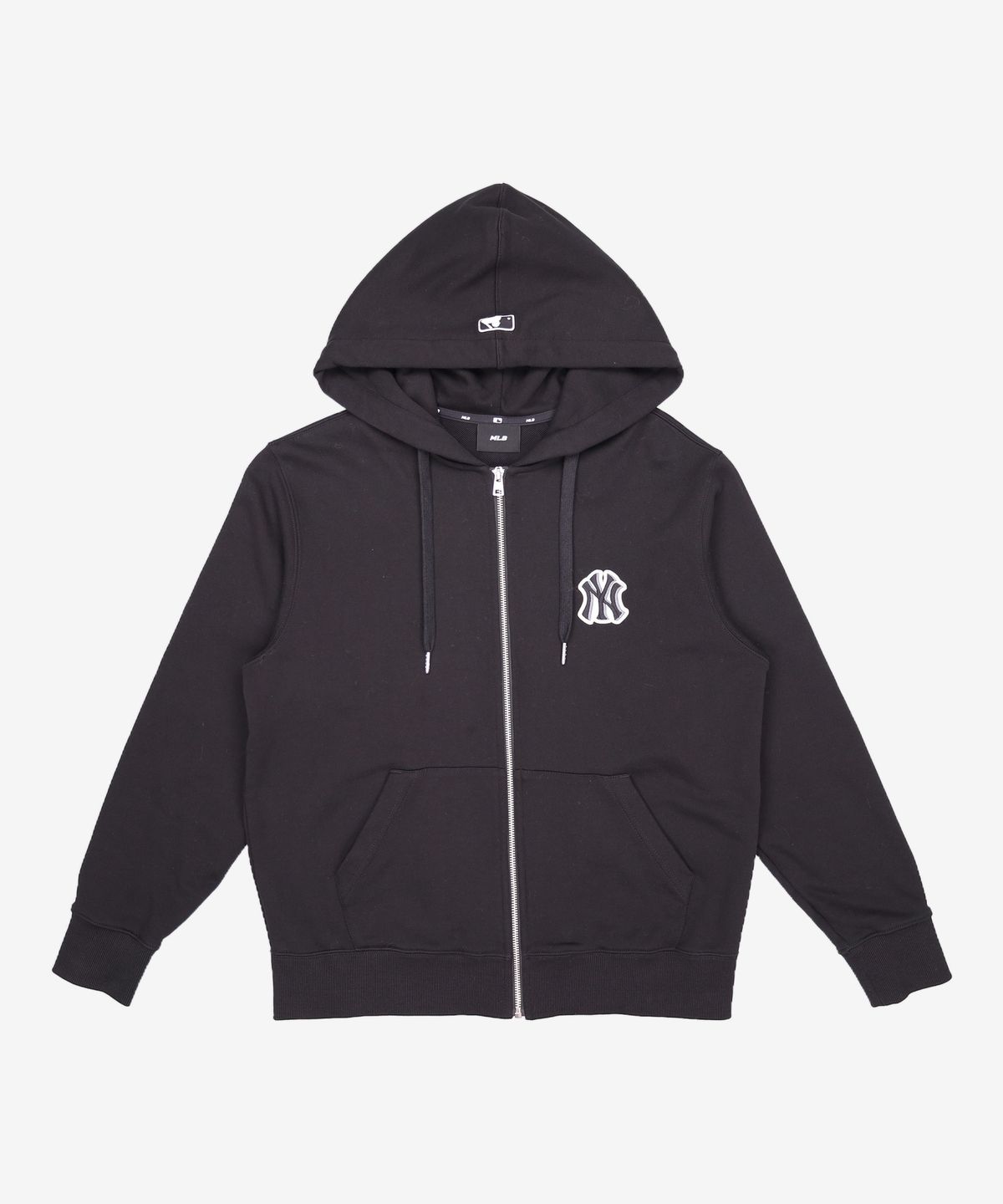 엠엘비(MLB) 베이직 미디움로고 후드 집업 NY (Black) S