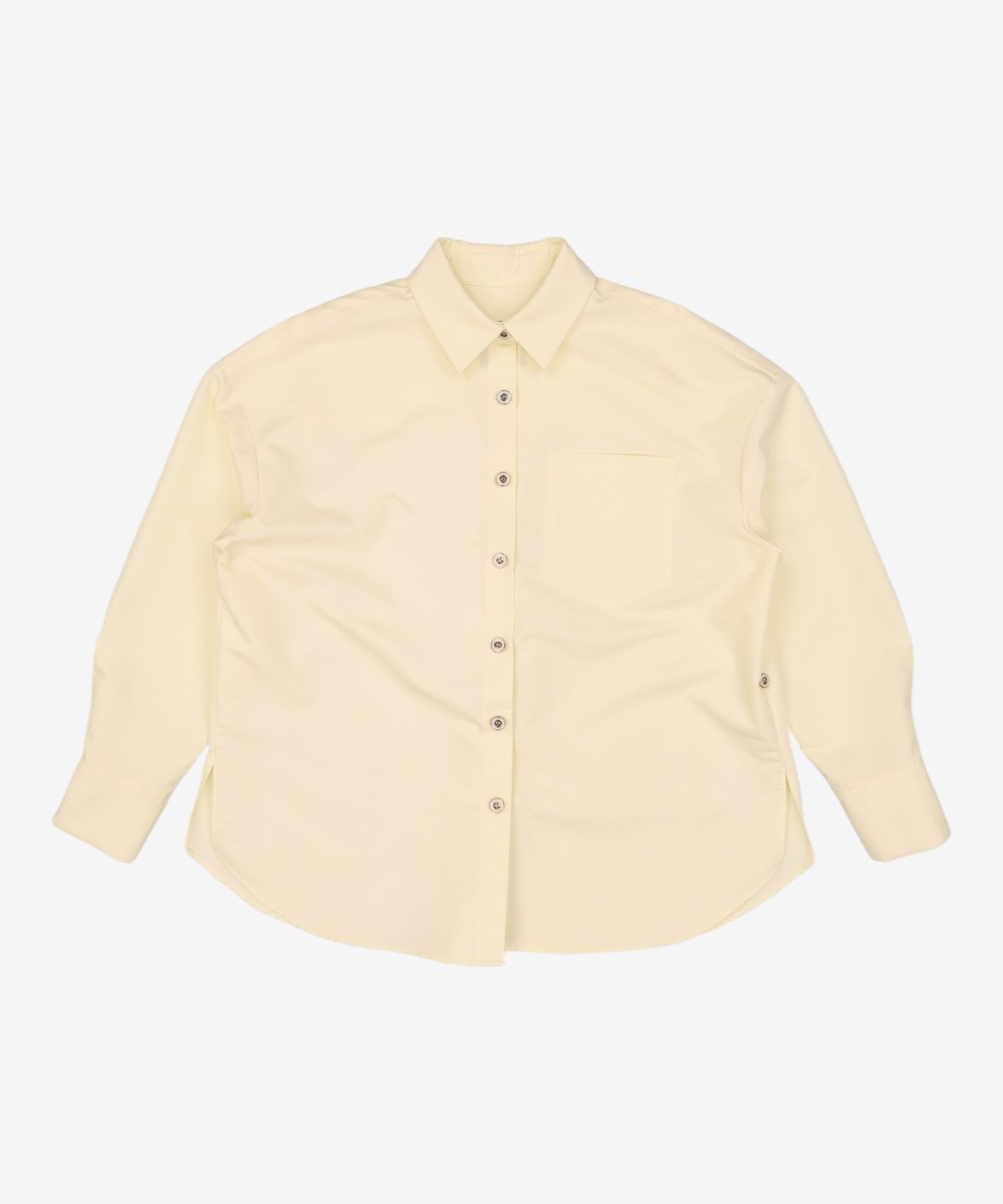 살롱 드 욘(SALON DE YOHN) Soild Wrap Shirt_ Lemon M