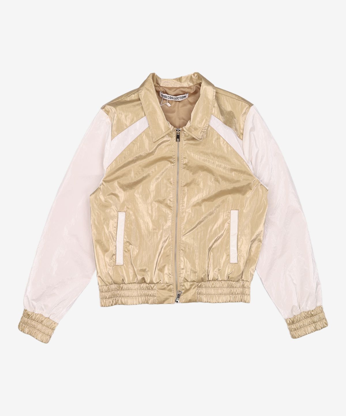 오아이오아이 컬렉션(OIOI COLLECTION) COATING JUMPER [GOLD] FREE