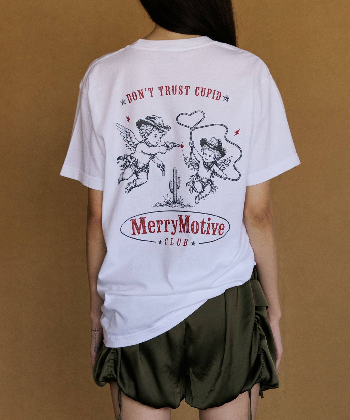 메리모티브(MERRYMOTIVE) MerryMotive Cupid club t-shirts