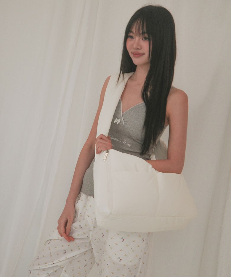 open bag - glossy ivory