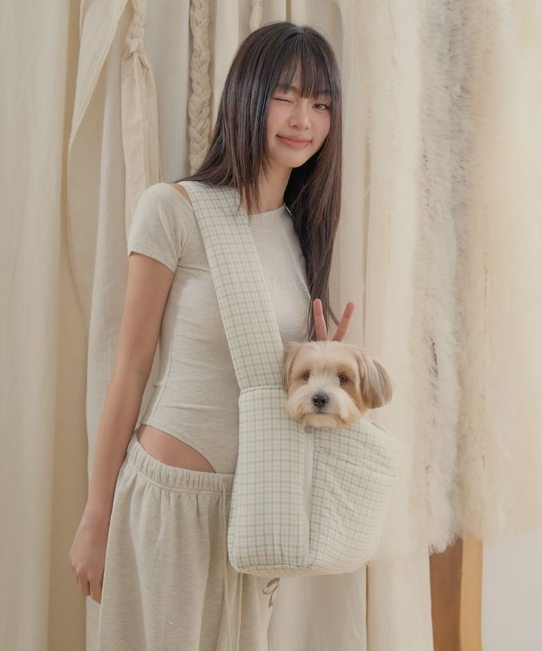 open bag - check ivory