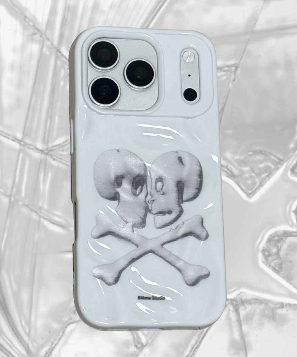 블레임 스튜디오(BLAMESTUDIO) Double White Skull Case