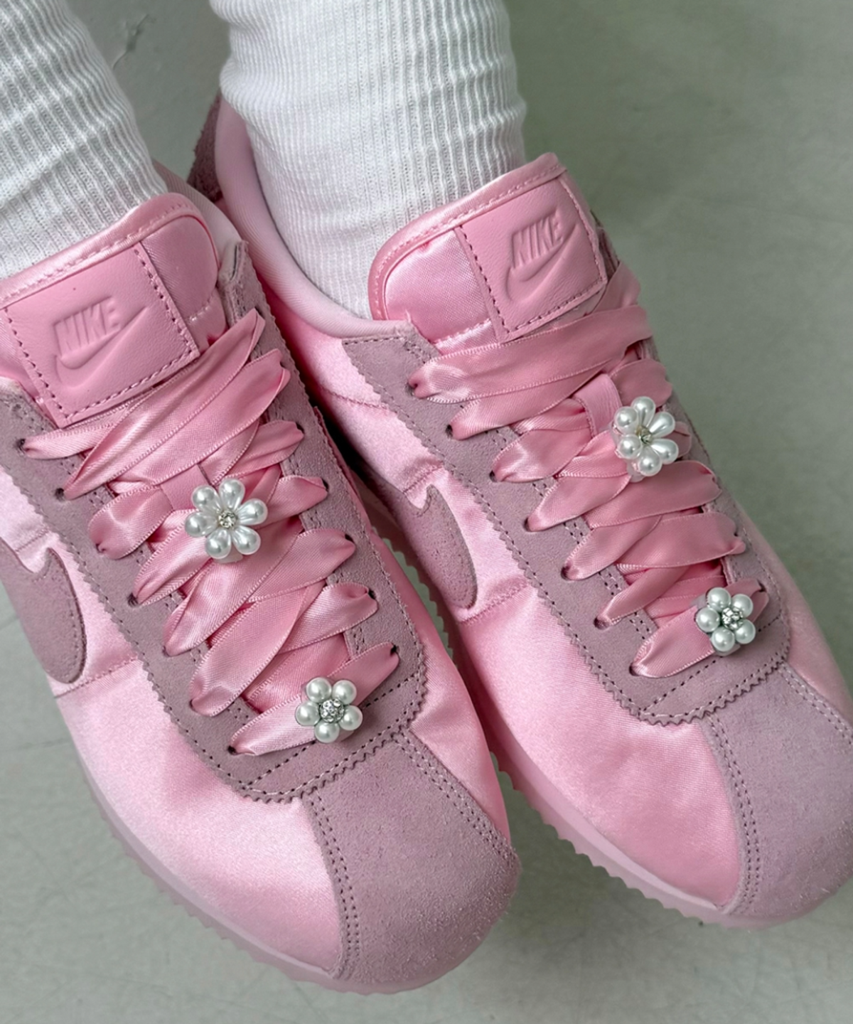 판타스틱 플래닛(FANTASTIC PLANET) [2piece SET] petit pearl flower shoe charm 슈참, 지비츠