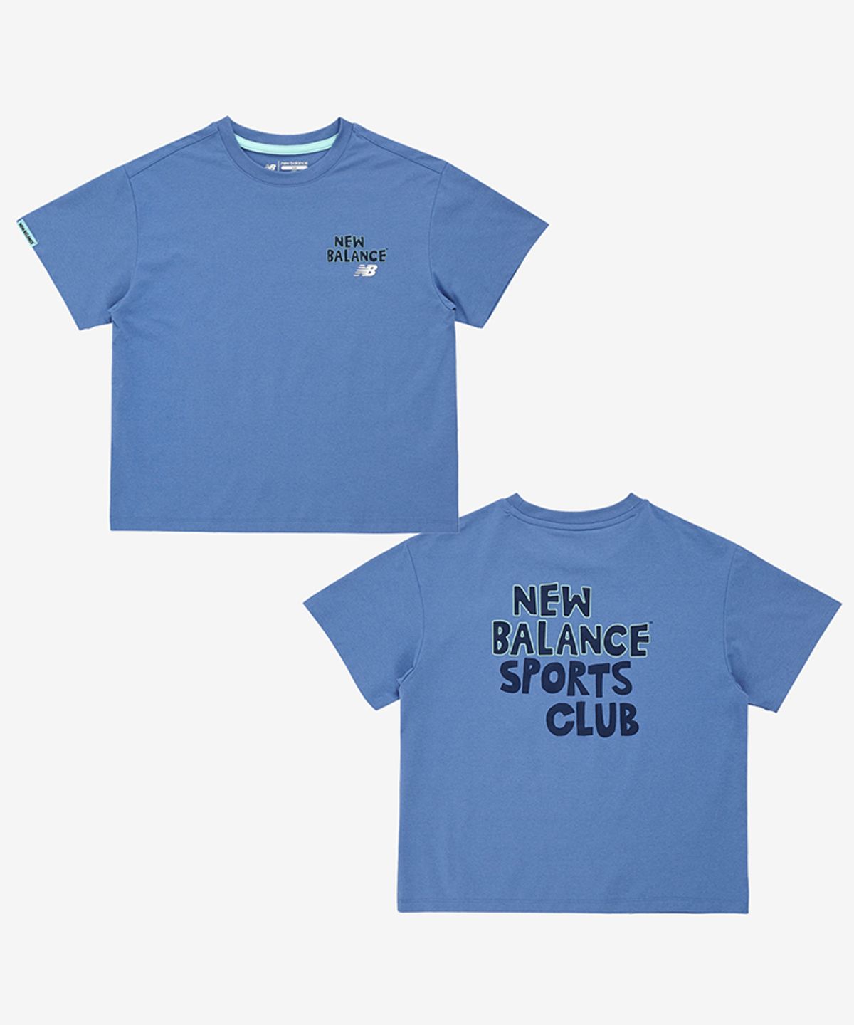 뉴발란스 키즈(NEWBALANCEKIDS) 로고 그래픽 반팔티 NK9EG3703U50