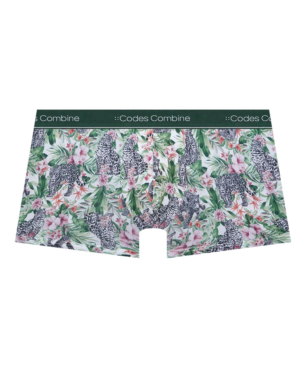 코데즈컴바인 이너웨어(CODES COMBINE INNERWEAR) [액티브에어] 화이트 타이거 정글 드로즈