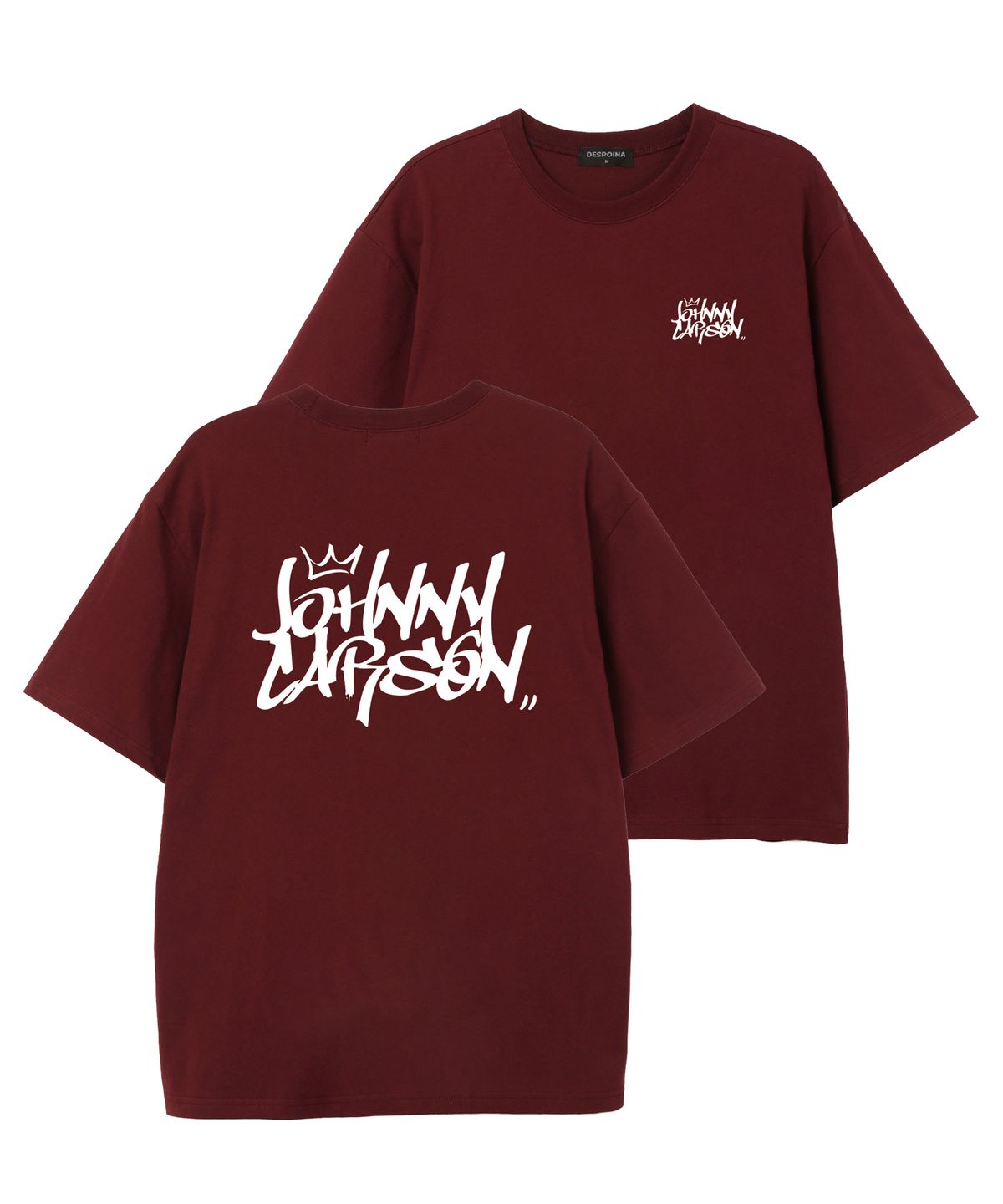 자니카슨(JOHNNY CARSON) Classic Graffiti Logo 반팔티셔츠 (JCSS102) 버건디