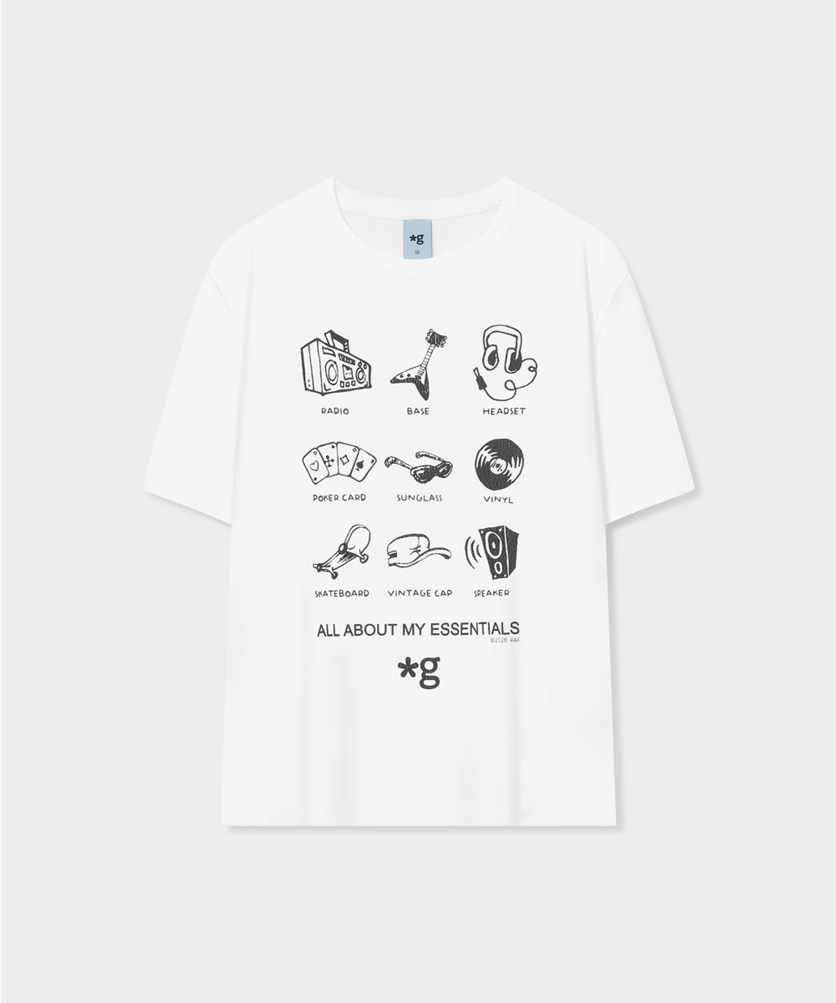 글런든(GRUNDEN) ‘MY ESSENTIAL’ T-SHIRT (WHITE)_G26BUJTS02