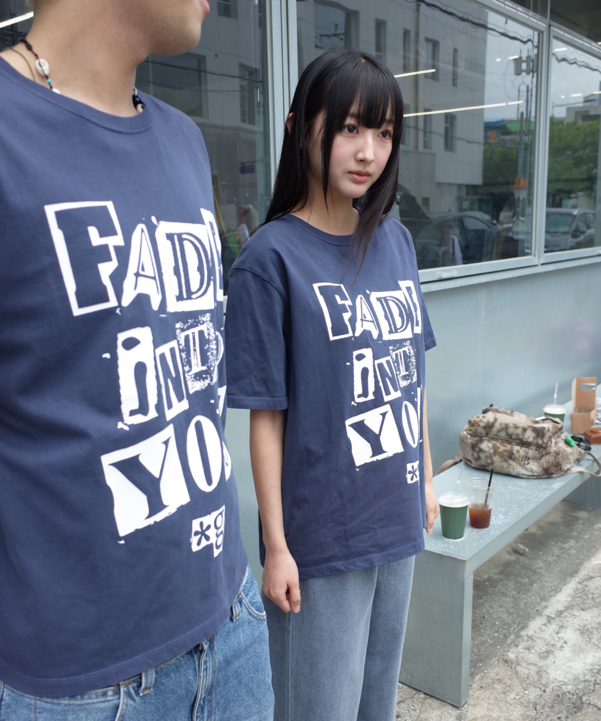 글런든(GRUNDEN) ‘FADE INTO YOU’ T-SHIRT (WASHED NAVY)_G26BUJTS03