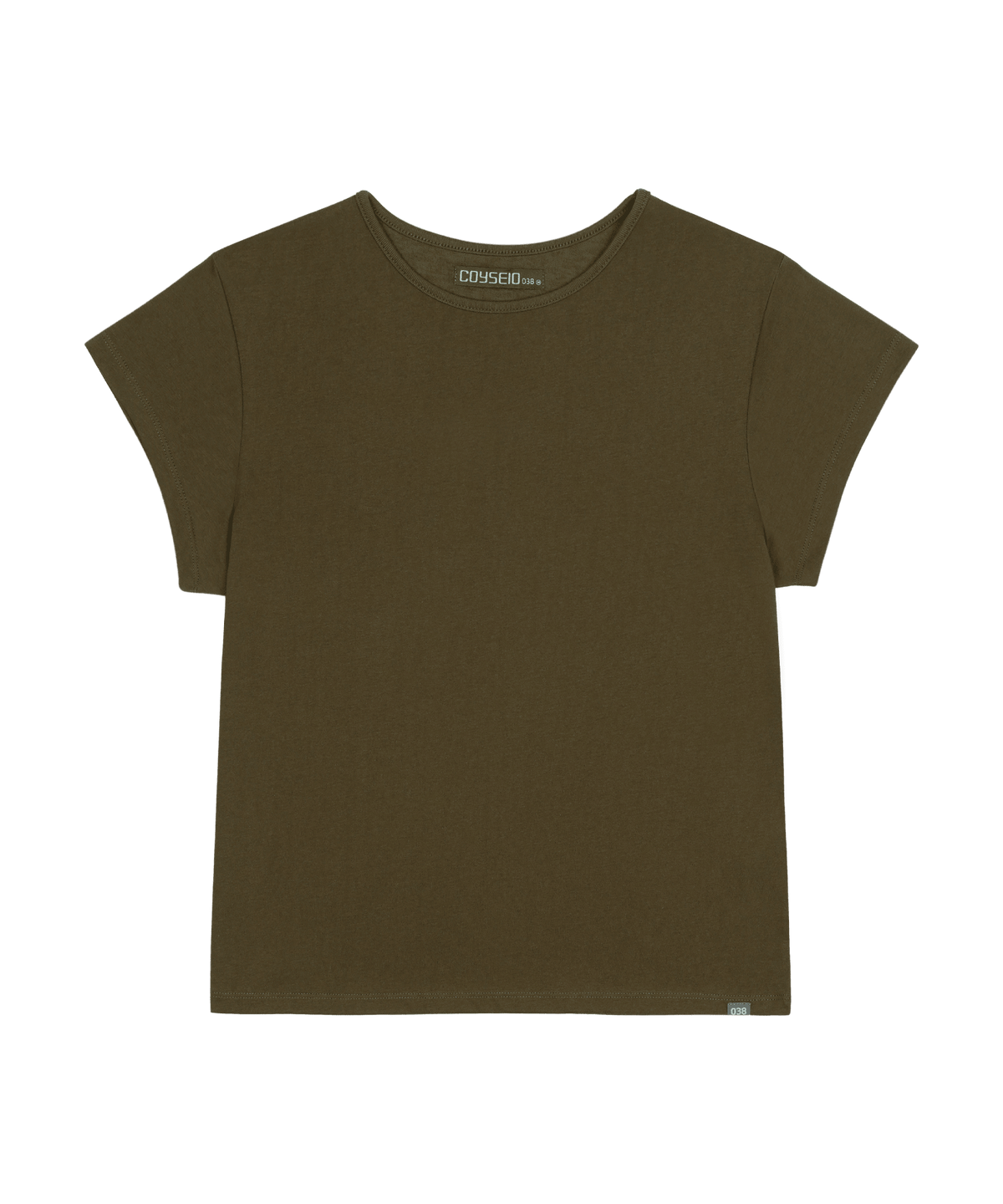 코이세이오 038(COYSEIO 038) 038 SLUB T-SHIRT KHAKI
