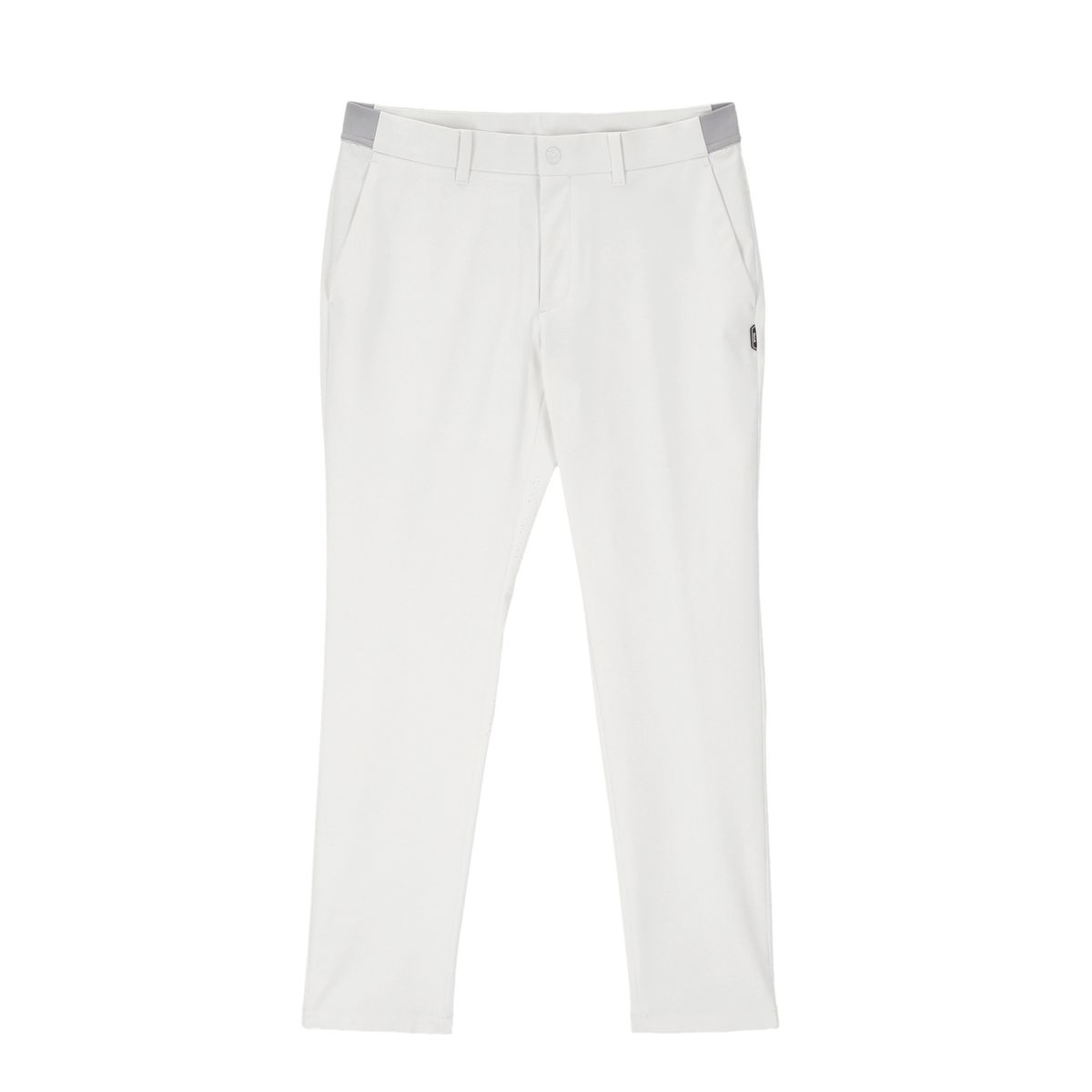 볼빅 골프웨어(VOLVIK GOLFWEAR) 남성 골프 펀칭 포인트 레귤러핏 팬츠 VMPTP404_OW
