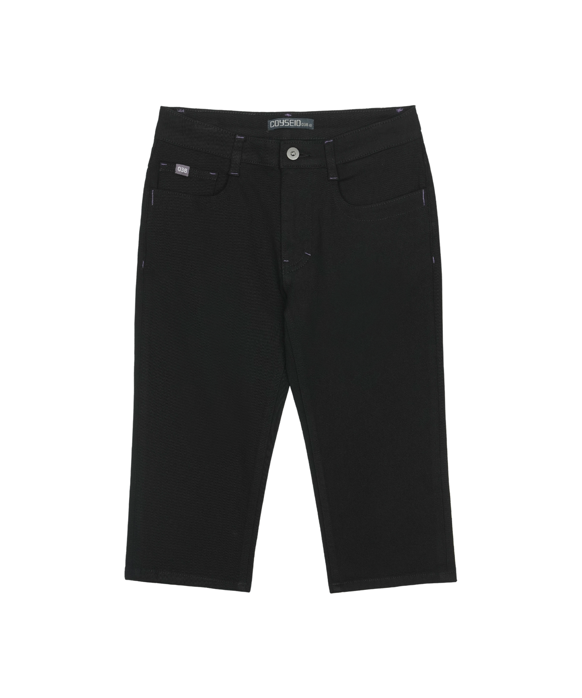 코이세이오 038(COYSEIO 038) 038 LOW CAPRI PANTS BLACK
