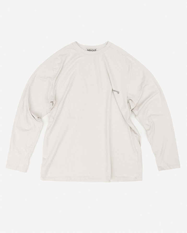 LONG SLIDER T SHIRT  _  off white