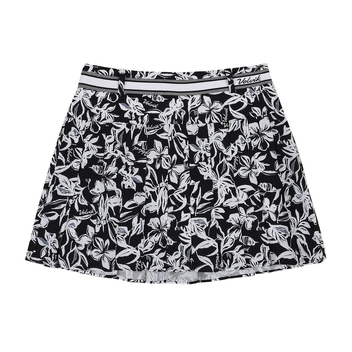 볼빅 골프웨어(VOLVIK GOLFWEAR) 여성 골프 DTP플리츠큐롯 VLCUP402_BK