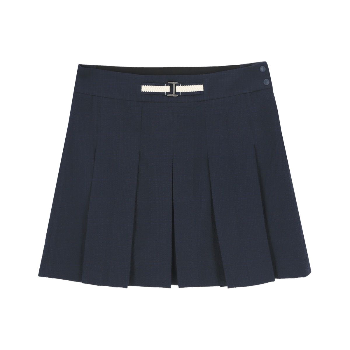 볼빅 골프웨어(VOLVIK GOLFWEAR) 여성 시어서커 셔추 셋트 큐롯 (셋업 CUQ401) VLCUQ401_NA