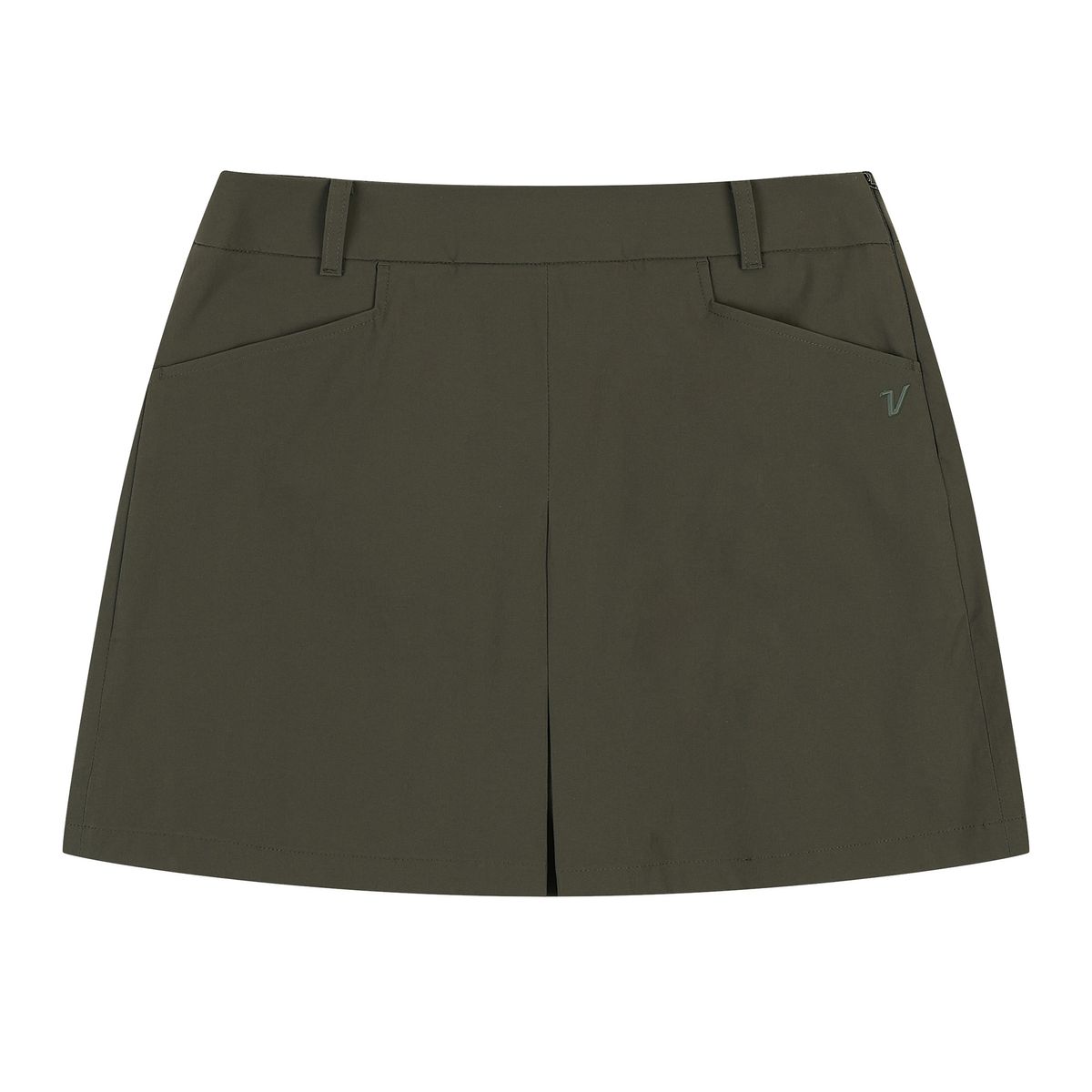볼빅 골프웨어(VOLVIK GOLFWEAR) 여성 골프 그램 인버티드 플리츠 스커트 VLCUP432_KH