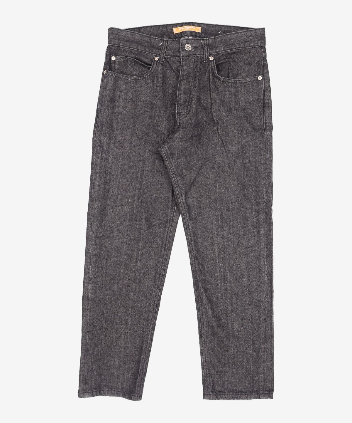 프리즘웍스(FRIZMWORKS) OG TAPERED ANKLE DENIM PANTS _ BLACK M