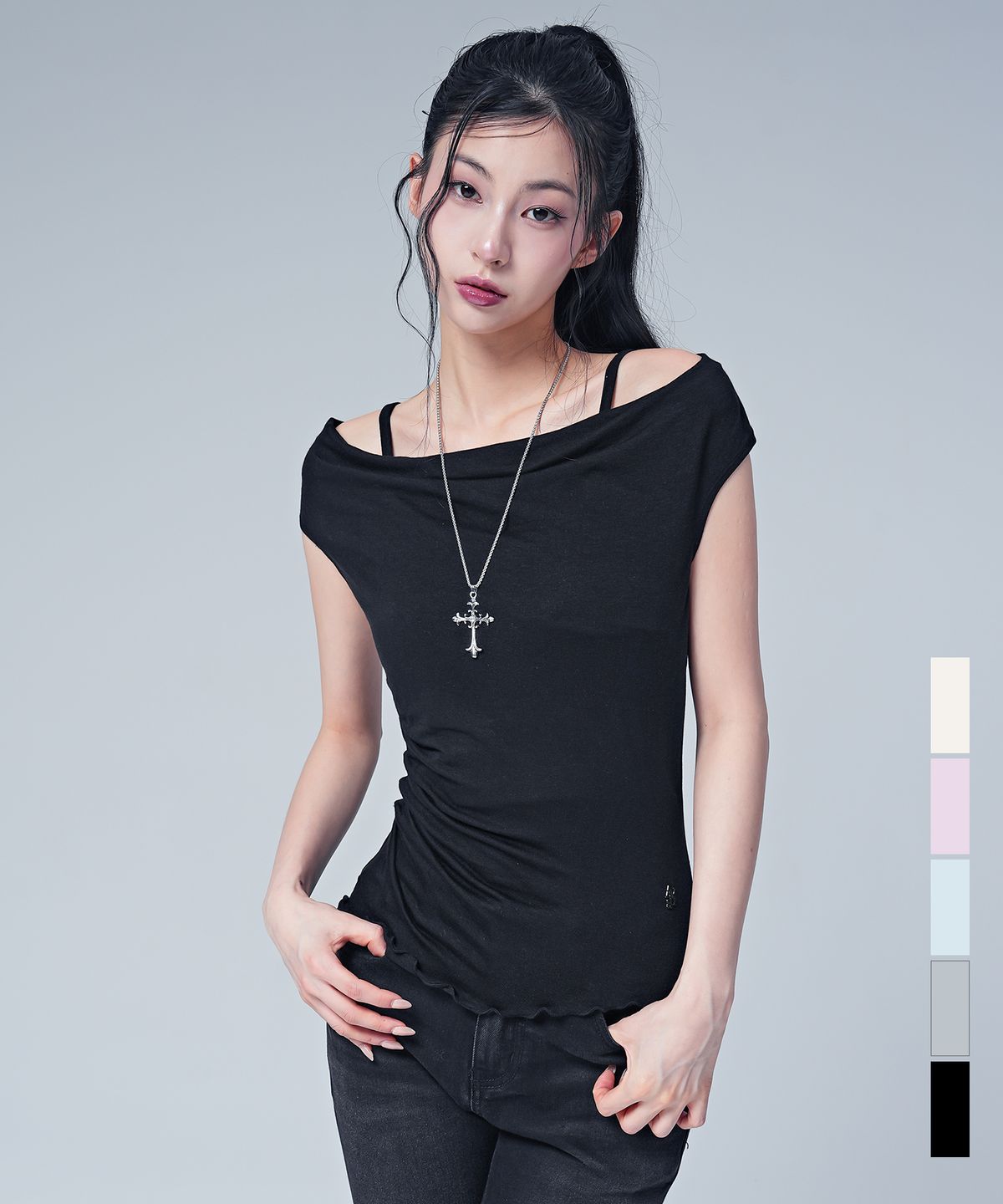 어반드레스(AVANDRESS) 썸머 레나 레이어드 티_5COL