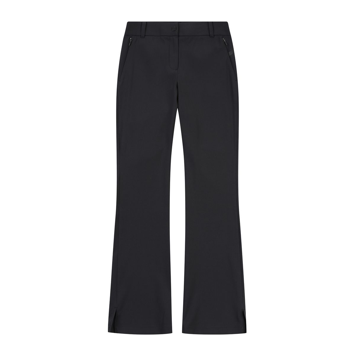 볼빅 골프웨어(VOLVIK GOLFWEAR) 여성 골프 에센셜 사이드포인트부츠컷 팬츠 VLPTP391_BK