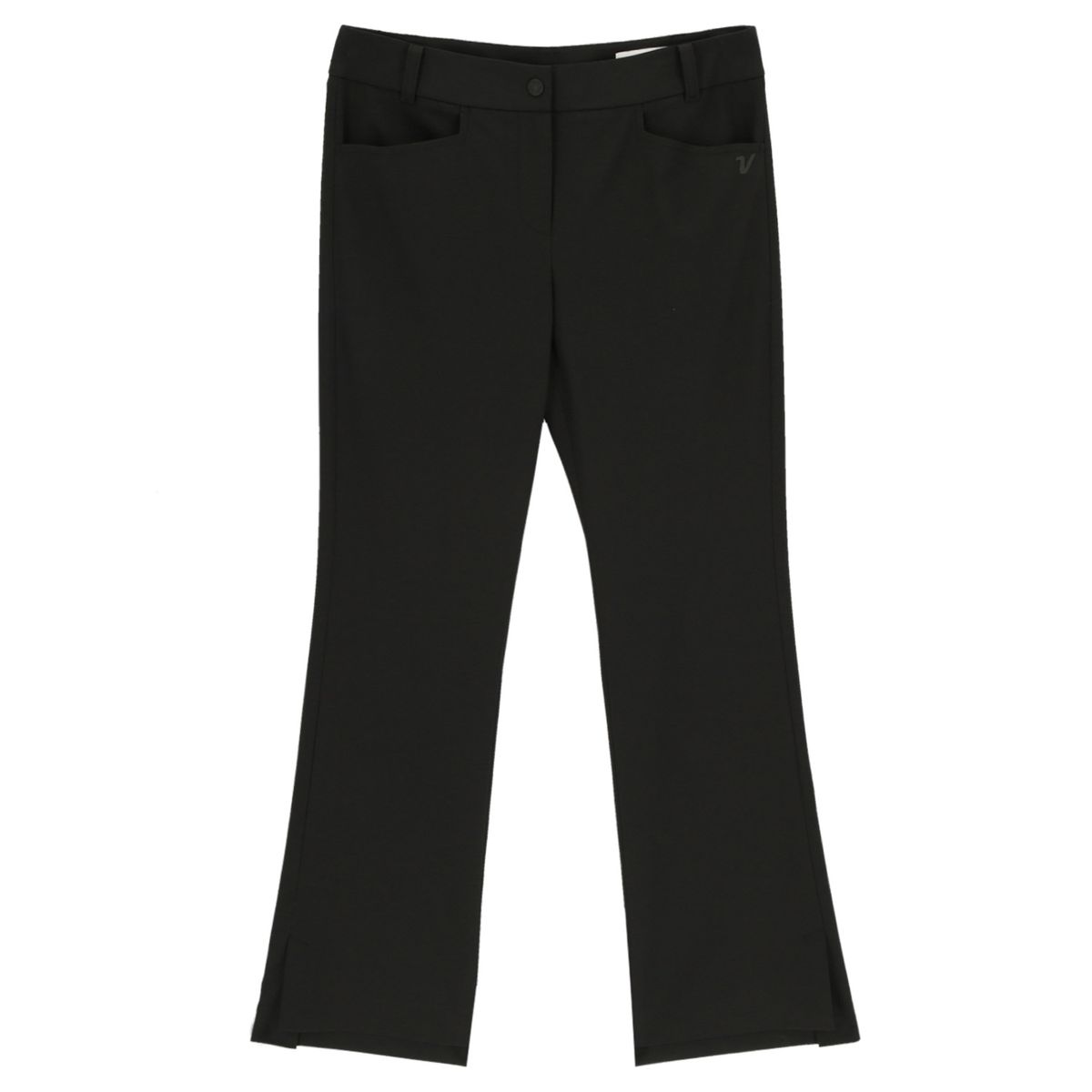 볼빅 골프웨어(VOLVIK GOLFWEAR) 여성 골프 밑단포인트부츠컷(PCM)팬츠 VLPTP401_BK