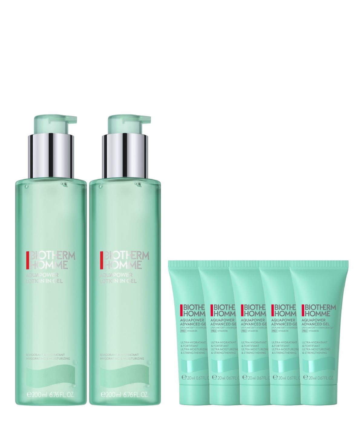 비오템(BIOTHERM) 아쿠아파워 올인원 200ml 듀오 세트 (+92,000원 상당 젤PRO 정품용량 증정)