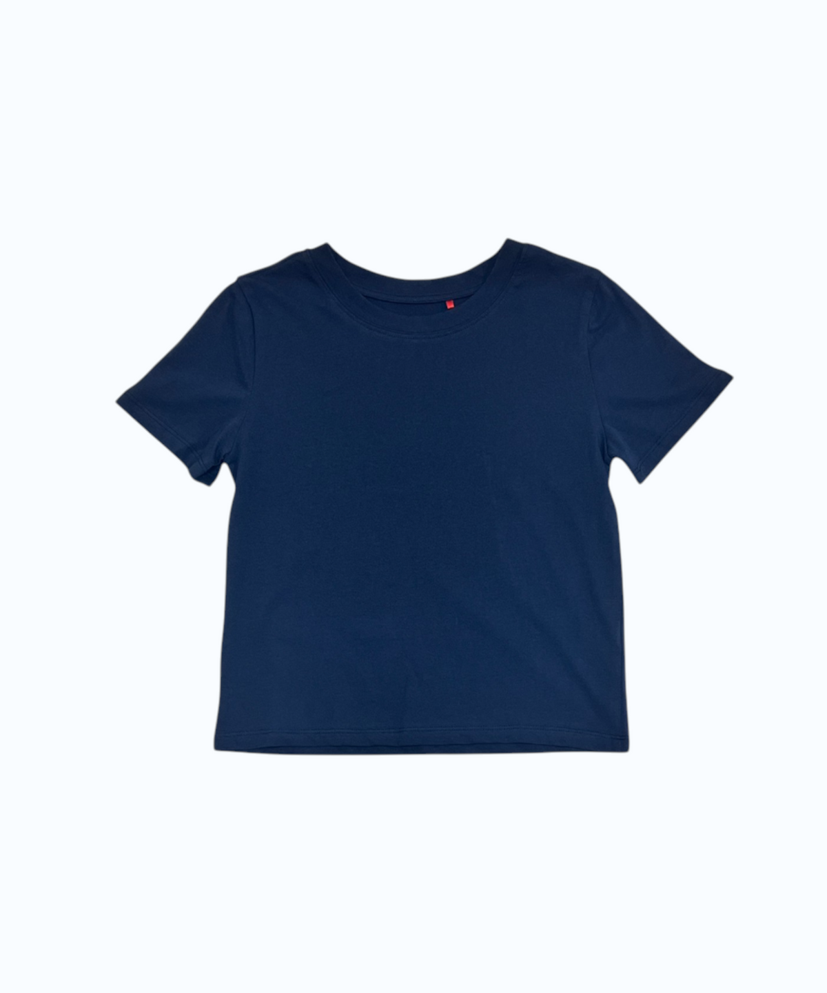 모슬루(MOSLU) Half Crop Basic TEE (Navy)