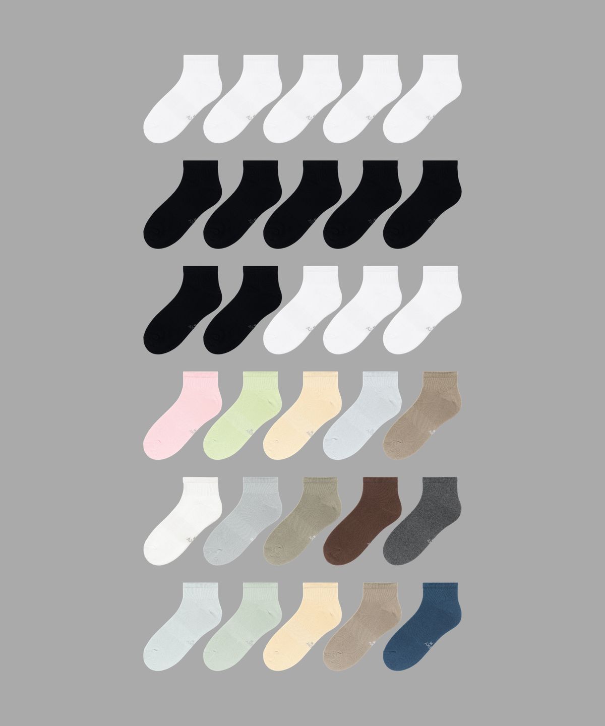 렉시(REXY) 스테디 앵클 5족 기프트 세트 (6colors)