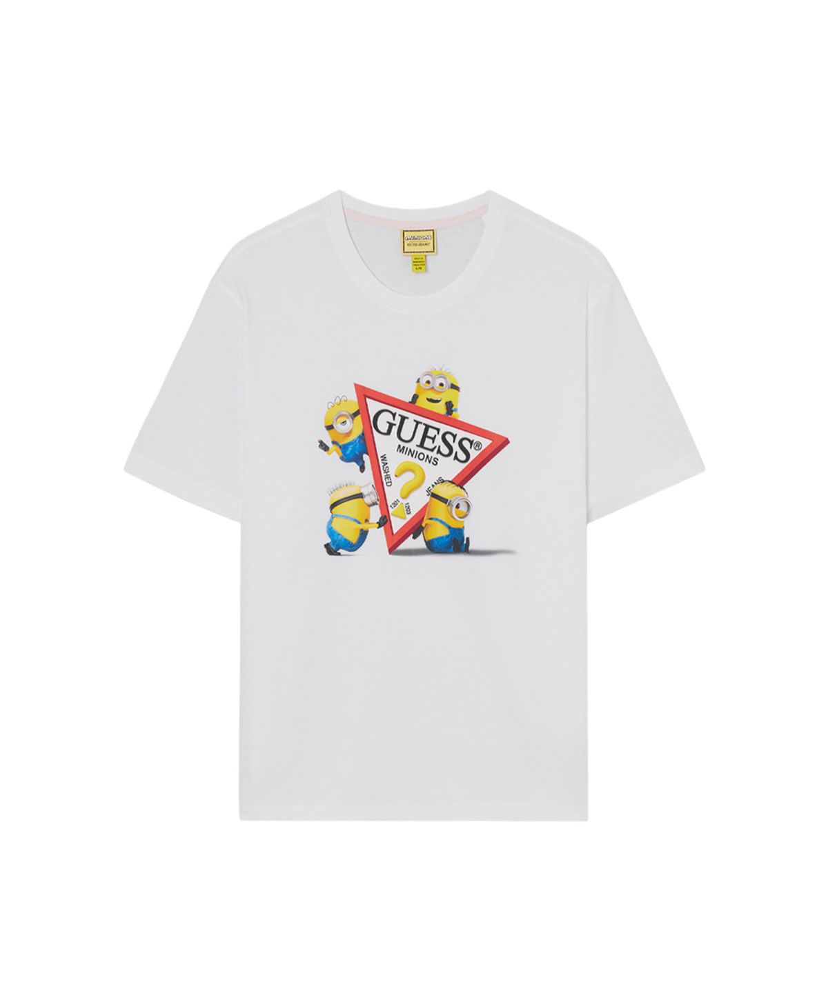 게스(GUESS) GJ X MINIONS 트라이앵글 티셔츠 MQCK1343