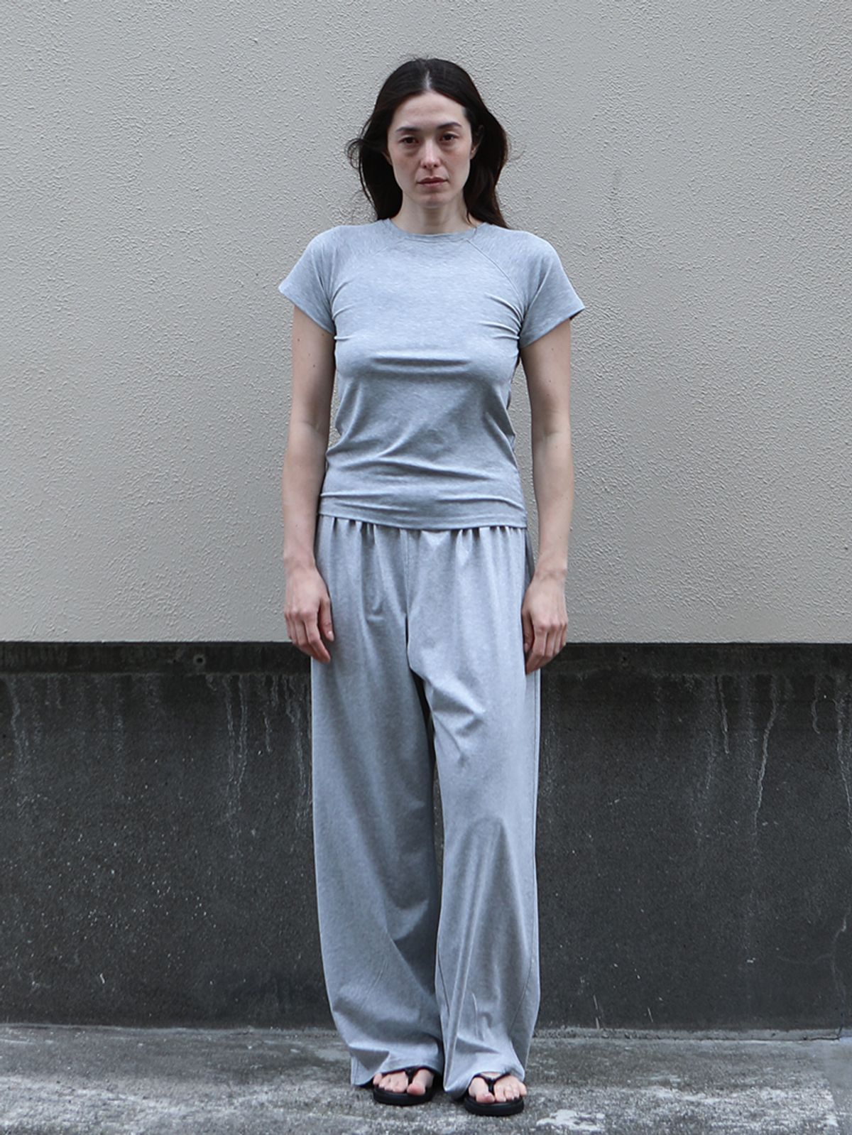 오브헤덴(OPHEDEN) Relaxed Loose Pants (melange grey)