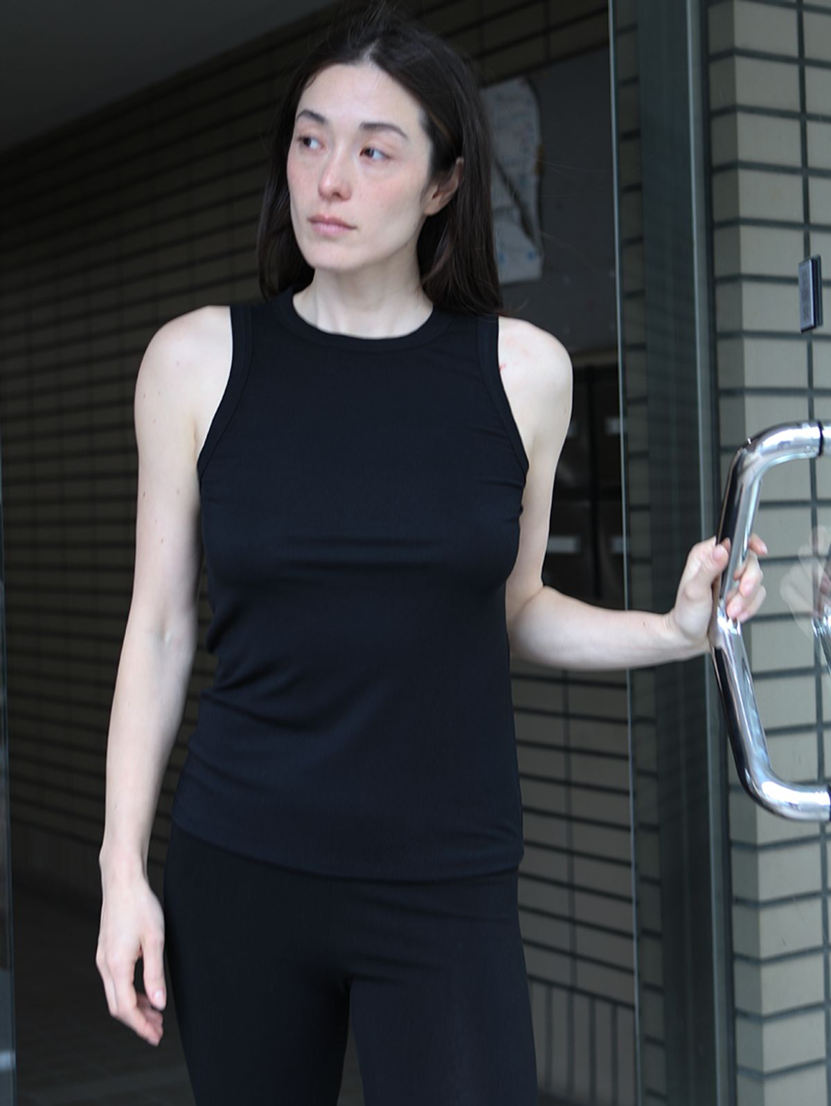 오브헤덴(OPHEDEN) Lining Tank top (black)