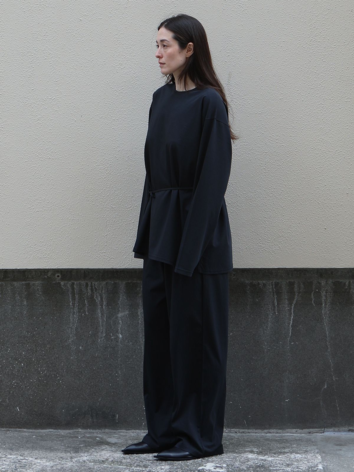 오브헤덴(OPHEDEN) Relaxed Loose Pants (black)