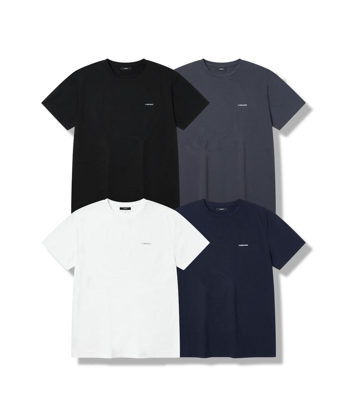 헤드(HEAD) 데일리 로고 티셔츠 (4colors)