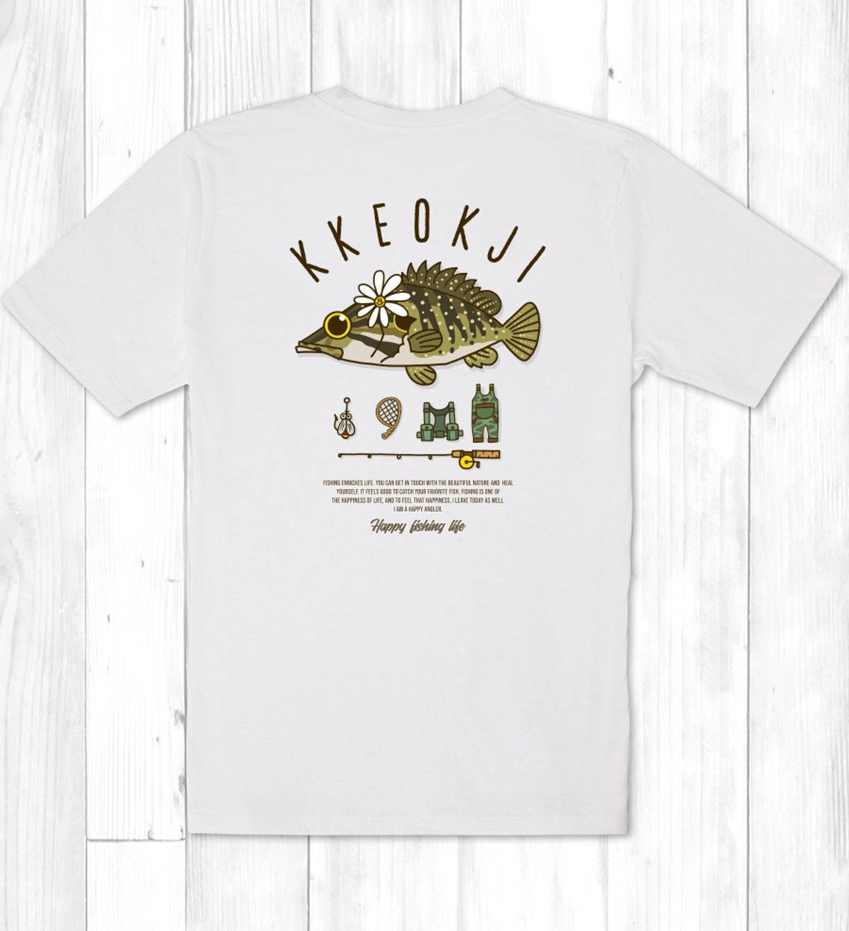 돌돌(DOLDOL) FICO-tshirts-AEROCOOL-247 피코앵글러 꺽지 낚시 에어로쿨 기능성 티셔츠 반팔티