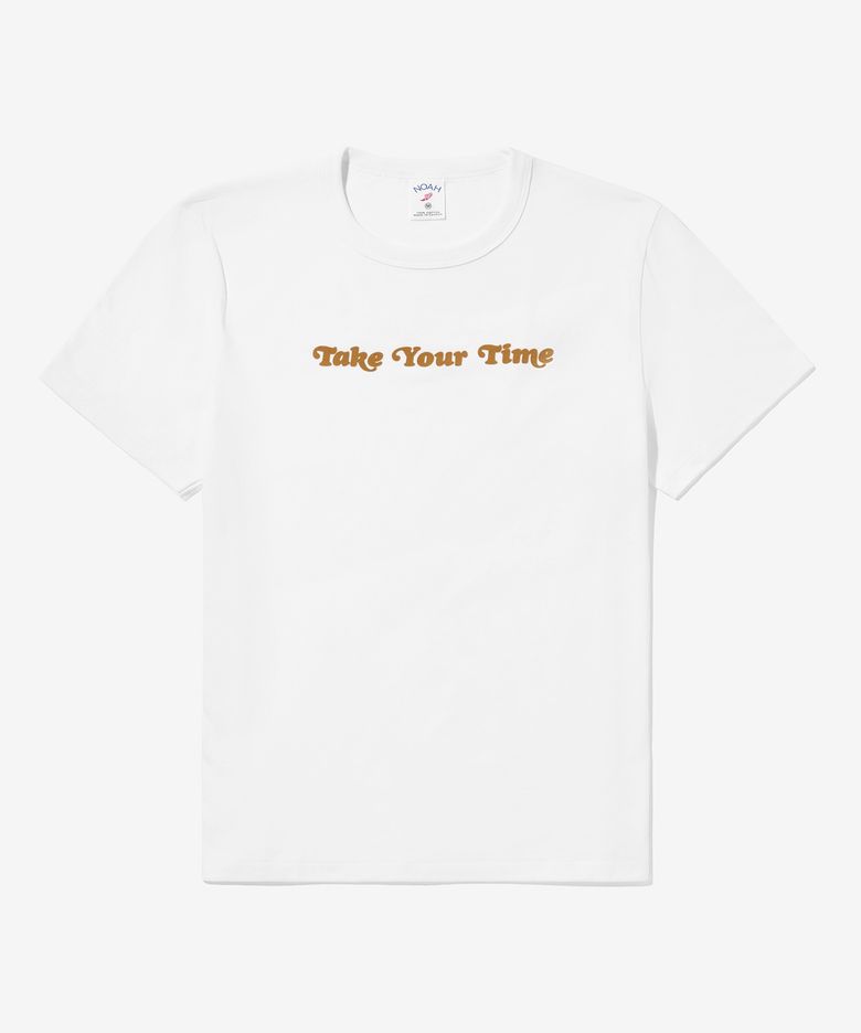 (U) 테익 유얼 타임 티 화이트 TAKE YOUR TIME TEE WHITE