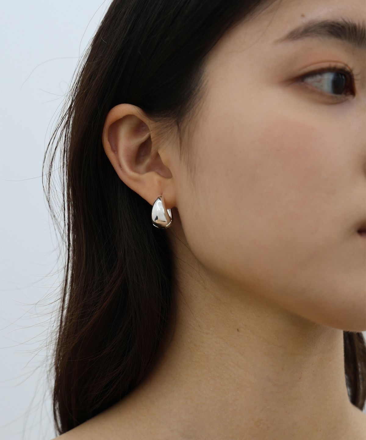 페브오어(FEBOR) Classic dome earring [S, M, L]_silver