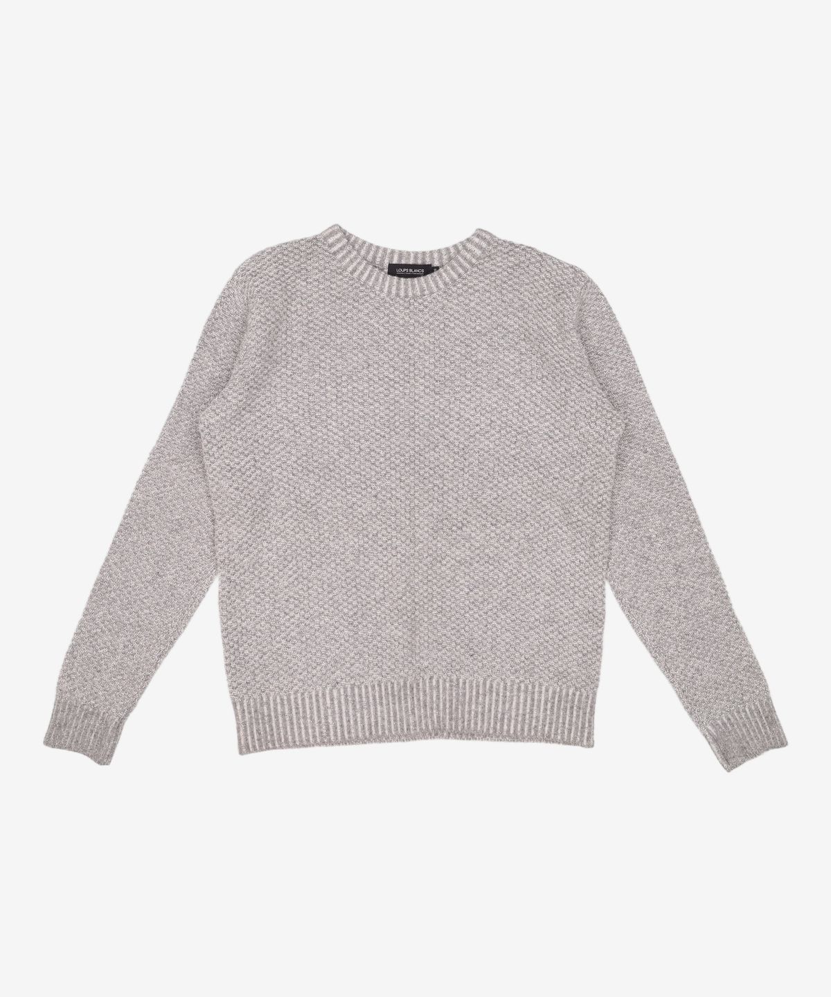 루블랑(LOUPS BLANCS) Cool Grey Pullover Knit 105
