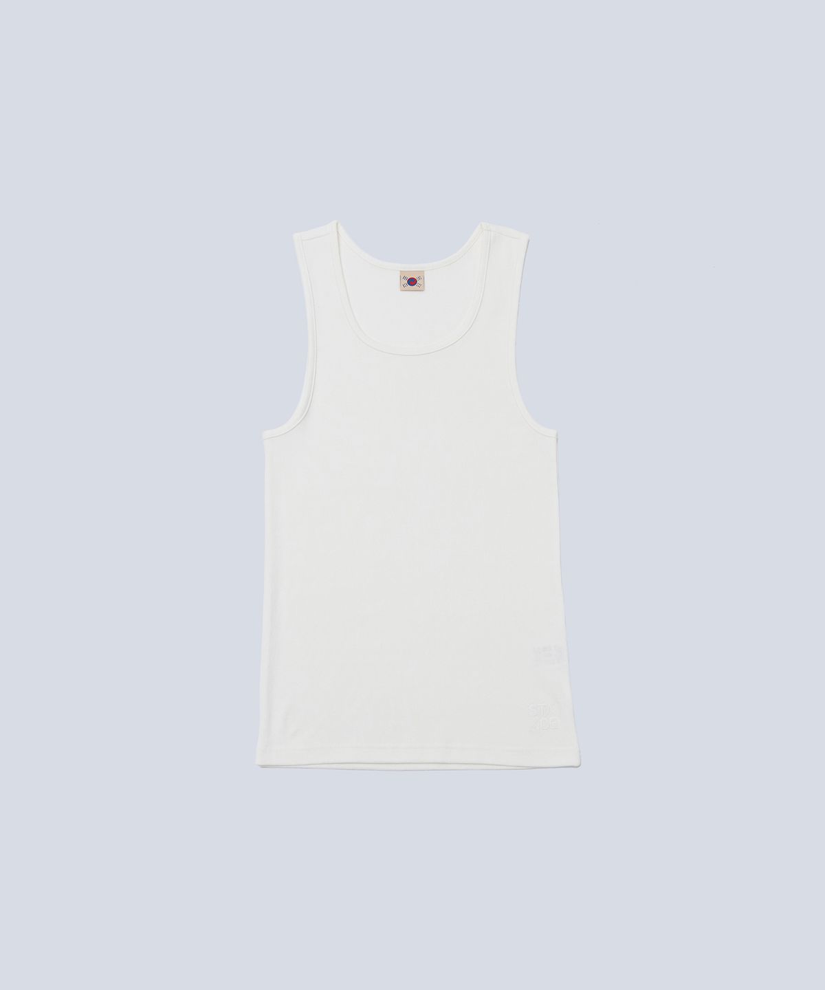 스텐스 서울(STANCE SEOUL) SKINNY SLEEVELESS TOP (OFF WHITE)