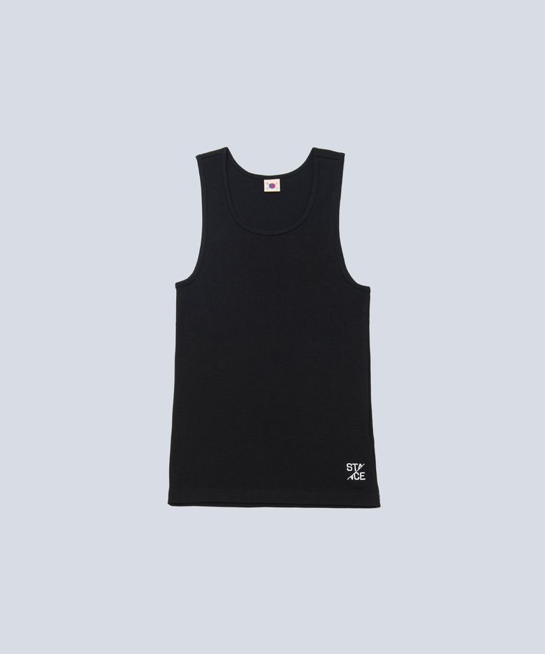 SKINNY SLEEVELESS TOP (BLACK)