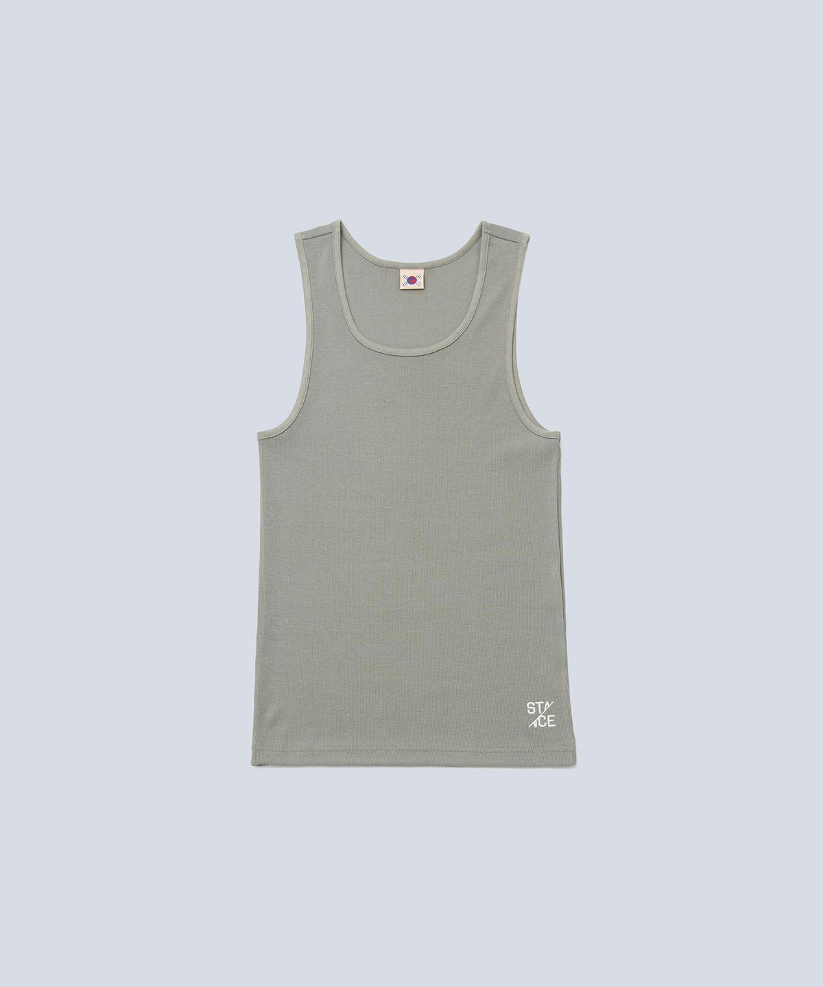 스텐스 서울(STANCE SEOUL) SKINNY SLEEVELESS TOP (LIGHT KHAKI)