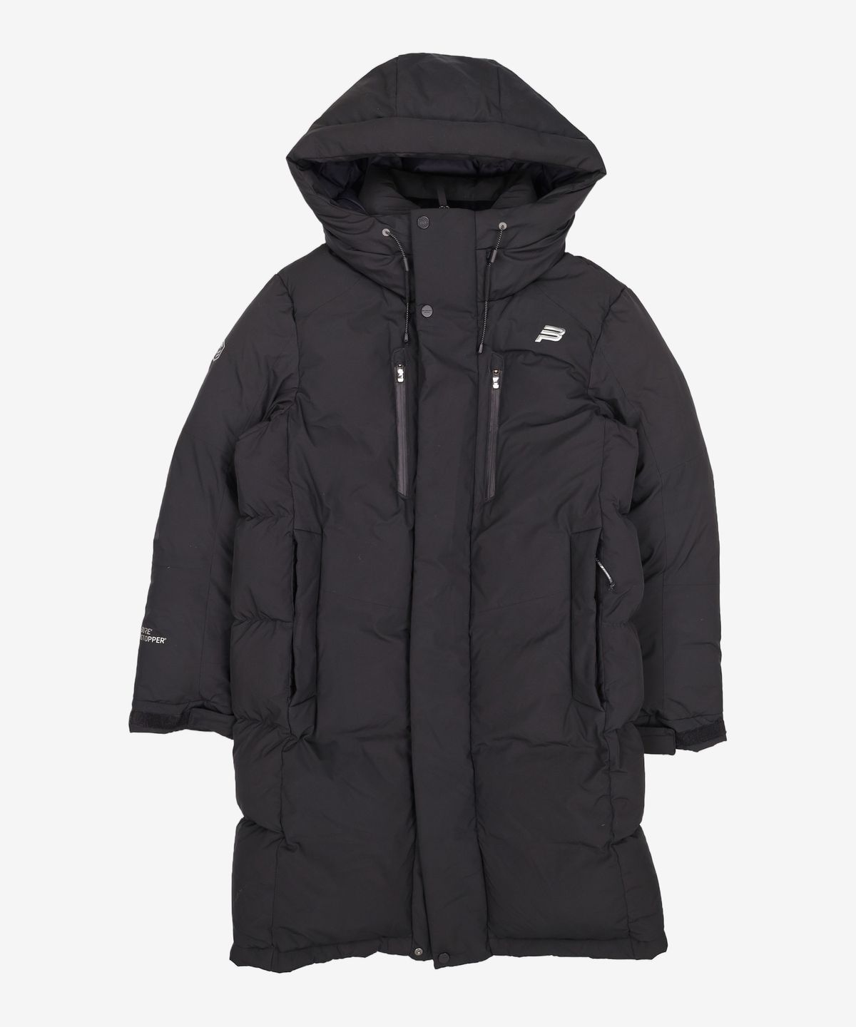 빈폴 스포츠(BEANPOLE SPORT) 블랙 남성 스토브 구스 다운 롱 점퍼 (BO9X38F115) 95